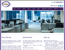Tablet Screenshot of krishnafacilities.com